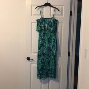 Banana republic strapless ankle length dress